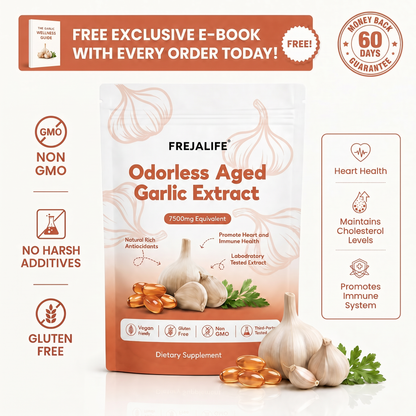 Aged Garlic Extract - 7500mg Odorless Softgels