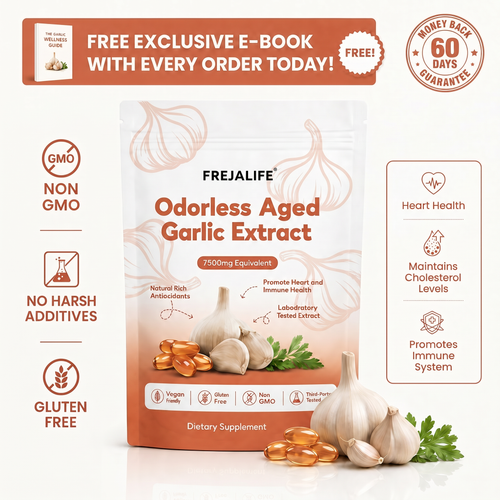 Aged Garlic Extract - 7500mg Odorless Softgels