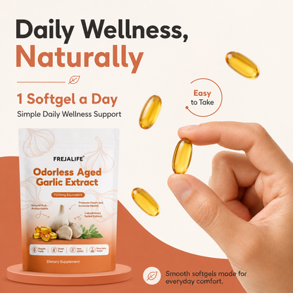 Aged Garlic Extract - 7500mg Odorless Softgels
