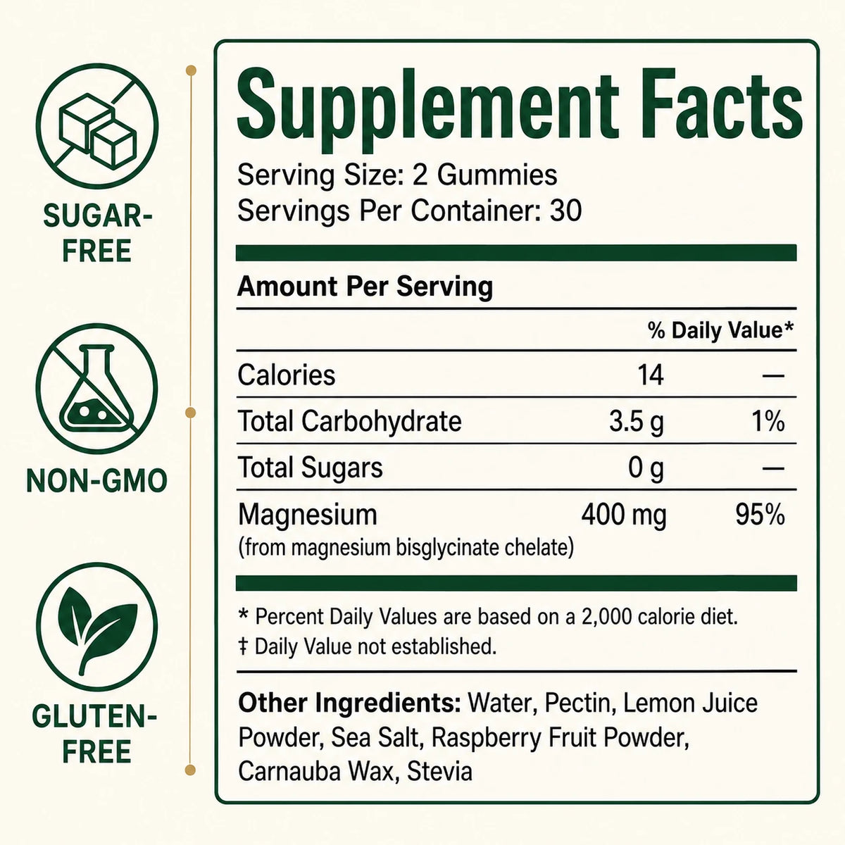 FREJALIFE Magnesium Bisglycinate Gummies