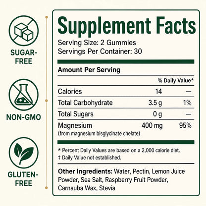 FREJALIFE Magnesium Bisglycinate Gummies