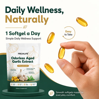 Aged Garlic Extract - 7500mg Odorless Softgels