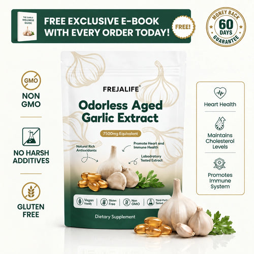 Aged Garlic Extract - 7500mg Odorless Softgels