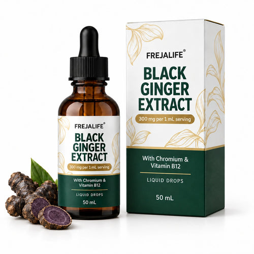 Black Ginger Extract - 300mg with Chromium & Vitamin B12