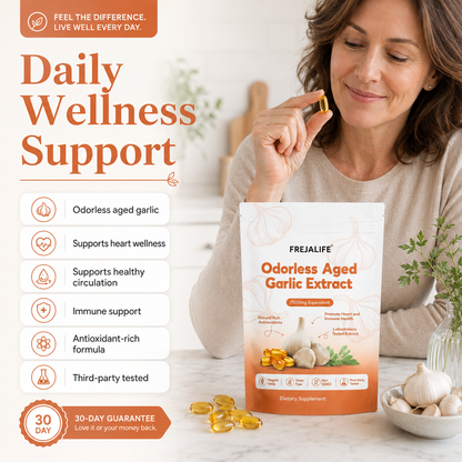 Aged Garlic Extract - 7500mg Odorless Softgels