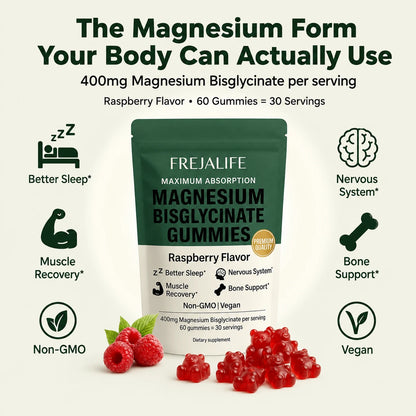 FREJALIFE Magnesium Bisglycinate Gummies
