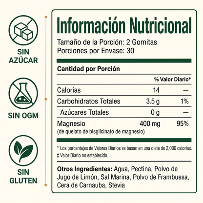 FREJALIFE Gomitas de Bisglicinato de Magnesio