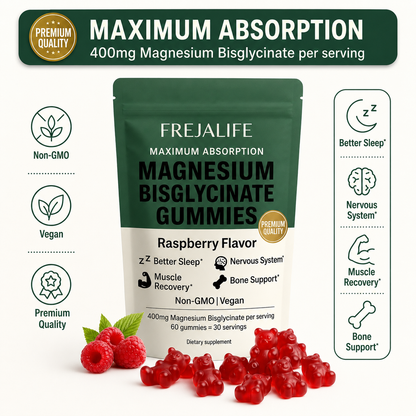 FREJALIFE Magnesium Bisglycinate Gummies