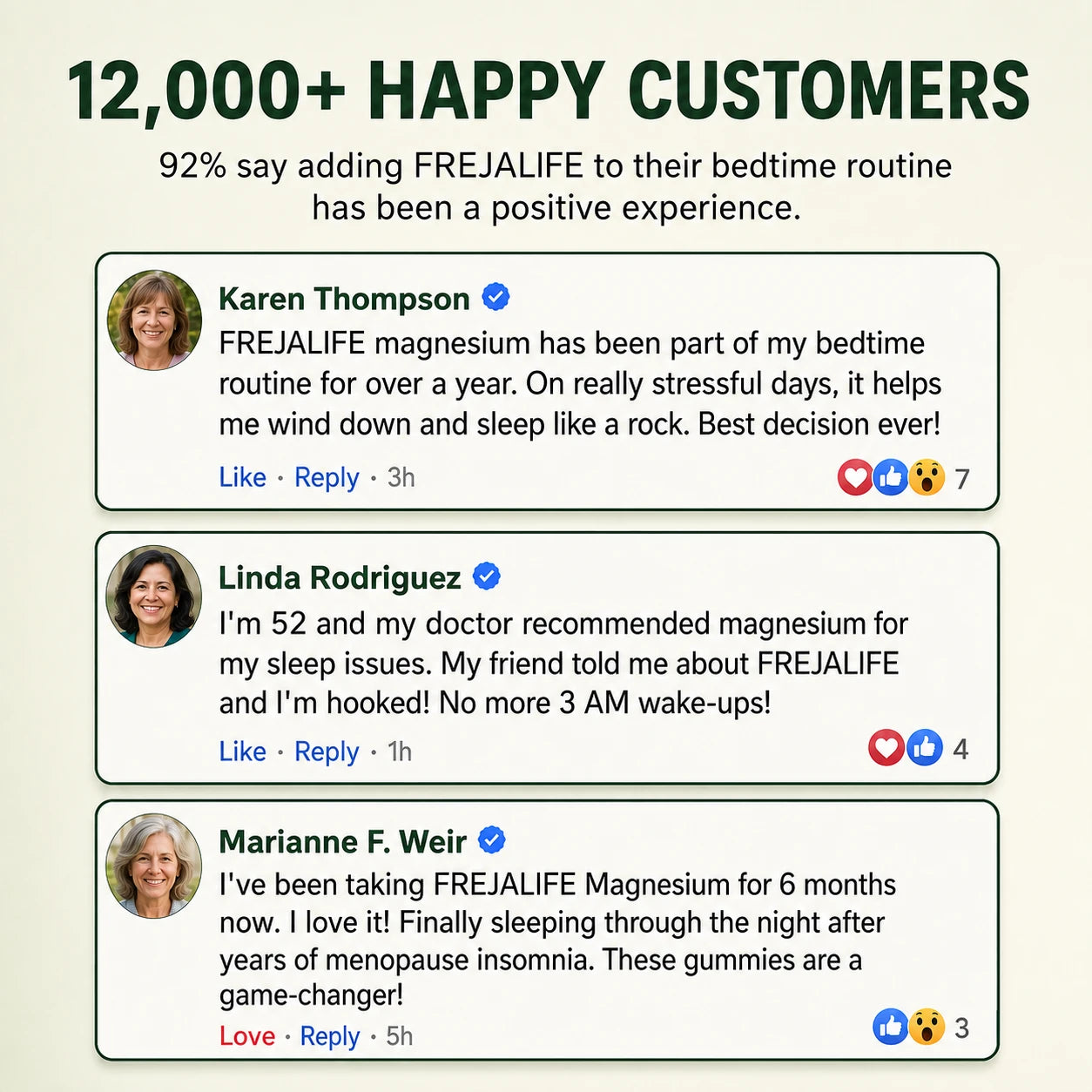 FREJALIFE Magnesium Bisglycinate Gummies
